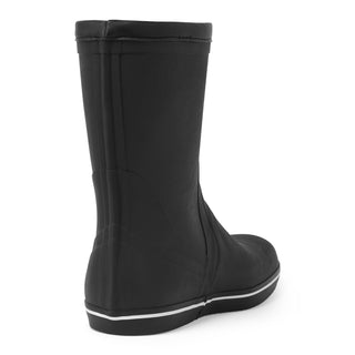 Gill Kurzer Cruising-Segelstiefel Schwarz Von Hinten